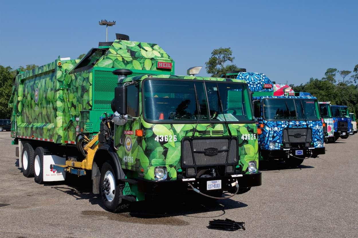 Art Recycling Trucks Hit the Streets Houston’s Going Green in Style in